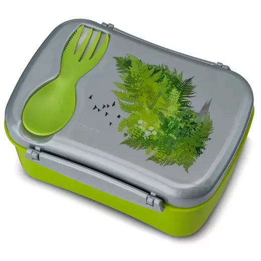 Carl Oscar Runes Wisdom Lunch box with cooling cover -Green