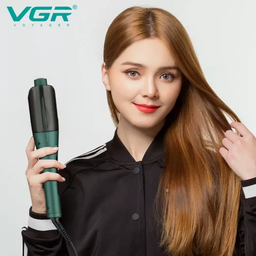 VGR Professional Hair Curler, Rotating Curling Iron with 1 inch Large Barrel