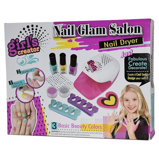 My Party Suppliers Children's Nail Art Pen Set/Fabulous Nail Glam Salon