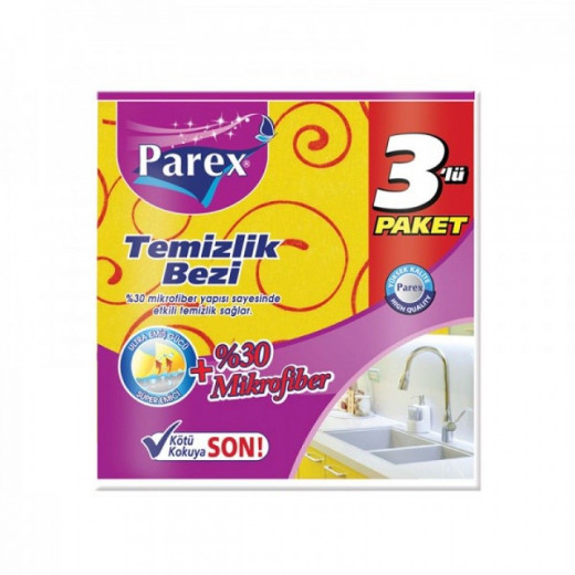 Parex Cleaning Cloth, 3 Pieces