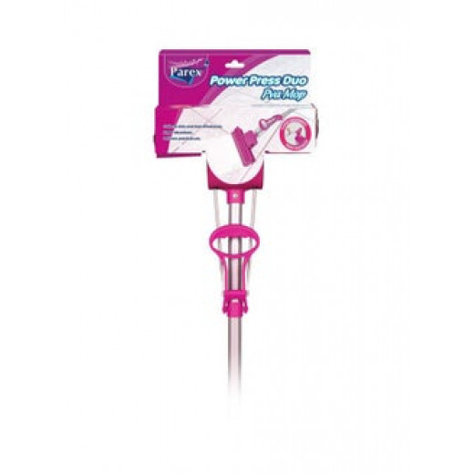 Parex Power Press Duo Pva Mop Pink/Silver