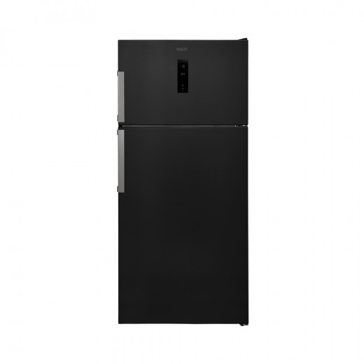 Vestel Top Mount Refrigerator, 510 Liter A+, Black