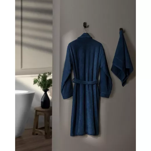 Madame Coco Avril Şalyaka Unisex 100% Cotton Bathrobe Set - Luxury Collection