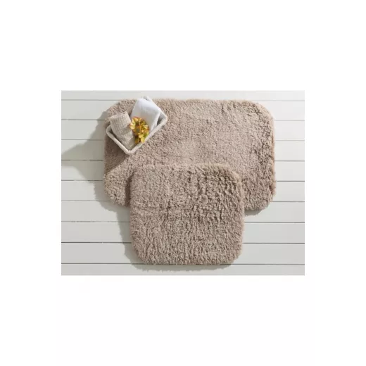 Madame Coco Sheep Bath Mat -Soil  - 50x80+45x50 Cm