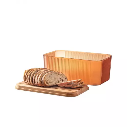 Madame Coco Eolya Wooden Bread Box with Lid