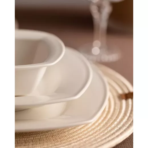 Madame Coco Noya 24 Piece Dinner Set for 6 People - White