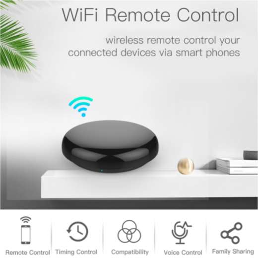 Moes WiFi IR Remote Control Smart Home Blaster Infrared Wireless Control via APP