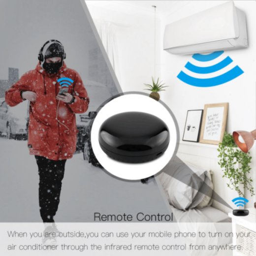 Moes WiFi IR Remote Control Smart Home Blaster Infrared Wireless Control via APP