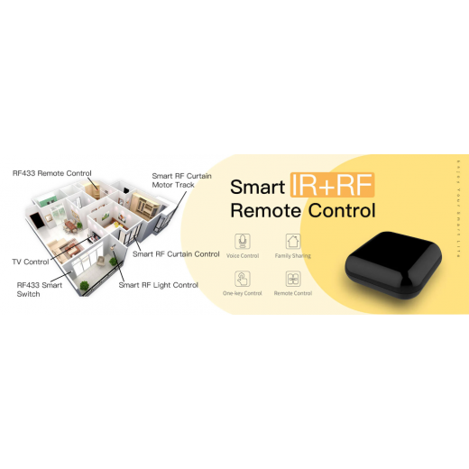 Moes Tuya Universal Infrared +RF Remote Controller