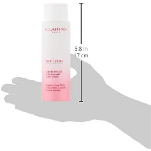 Clarins White Plus Pure Translucency Brightening Milk Treatment Lotion, 200Ml, 6.7oz