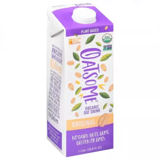 Better Body Foods Oatsome Dairy Free Oat Milk Original