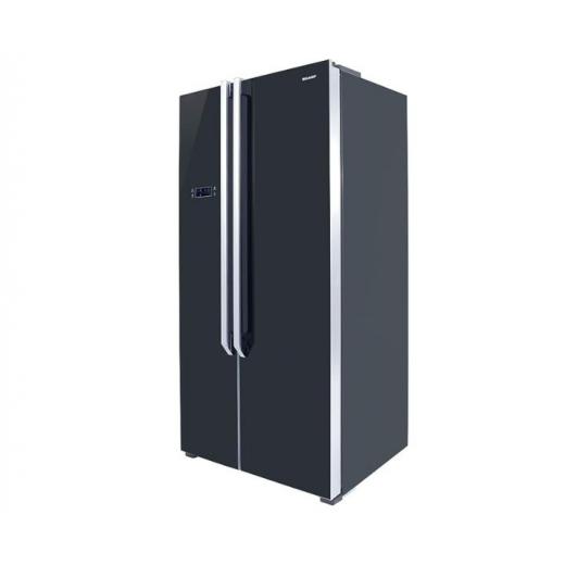 Sharp Refrigerator  Side by Side 645 Liter Black