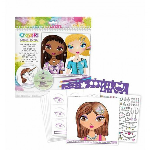 Crayola Creations Fashion Sticker By Number Set