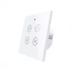 Moes Smart 2 Gang Double Curtain Blind Touch Switch Single Pole Neutral Wire Required EU Version