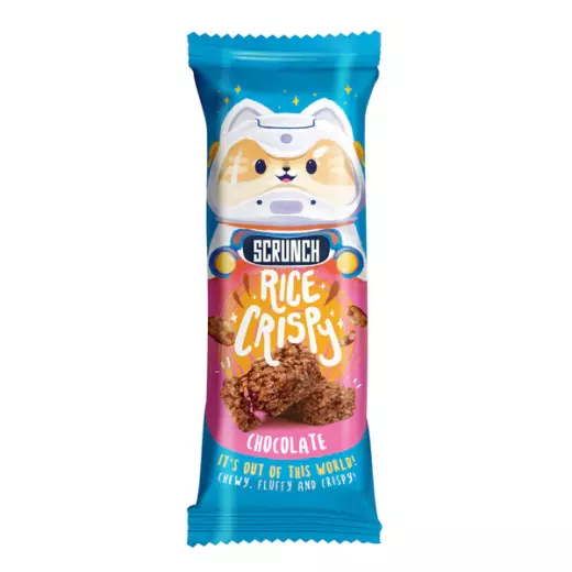 Scrunch Marshmallow Rice Crispy Chocolate Bar - 35gm