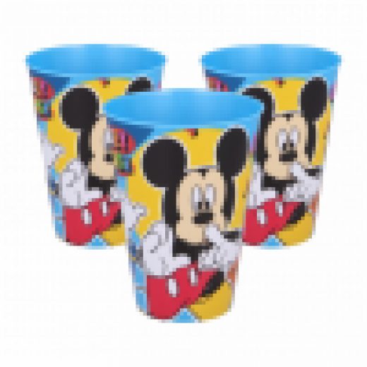 Stor Large Easy Pp Tumbler 430 Ml Mickey Mouse Better Together 3pcs Bundle