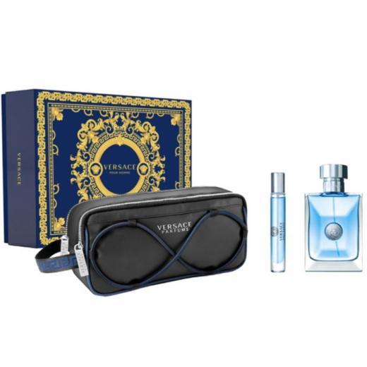 Versace Pour Homme EDT 100Ml + EDT 10Ml + Bag Gift Set For Men