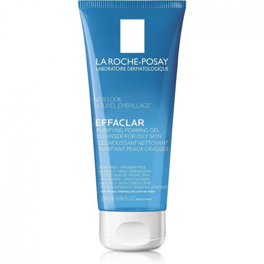 La Roche Posay Effaclar Purifying Foaming Facial Wash Gel For Oily Skin 200ml