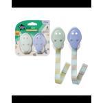 Tommee Tippee Closer to Nature Soother x2 Holder, Yellow & Green