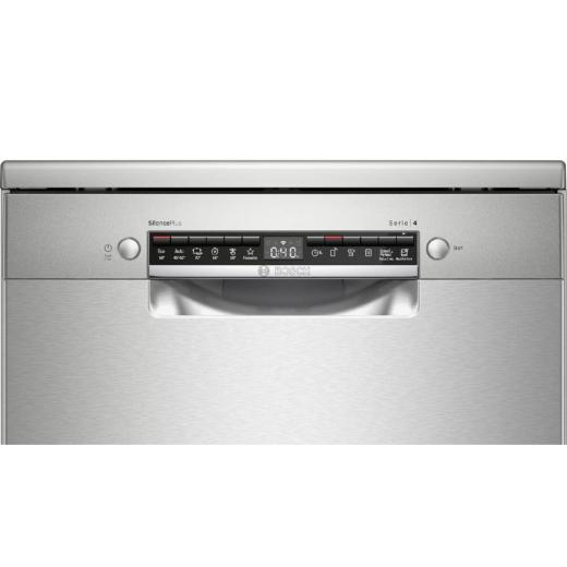 Bosch Dishwasher 6Prog 60cm Serie4 A++ 9.5Lit S.Steel 3rd Rack Extra Clean Zone