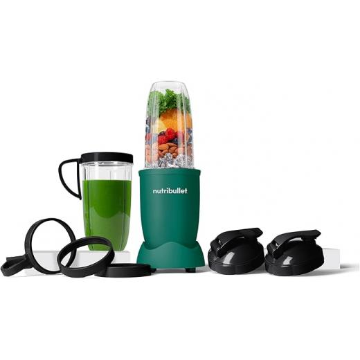 NutriBullet NB9-1301AFG Pro 13 قطع باللون الأخضر الغامق غير اللامع، 900 واط