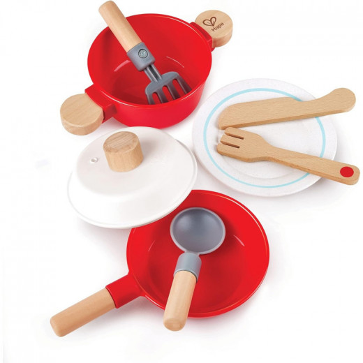 Hape Play Essentials: Kitchen Playset: Little Chef Cook & Serve