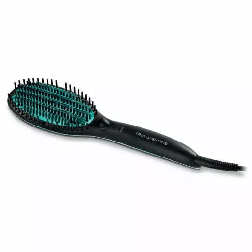 Rowenta Power Straight CF5820 Straightening brush Warm Black, Green 1.8 m