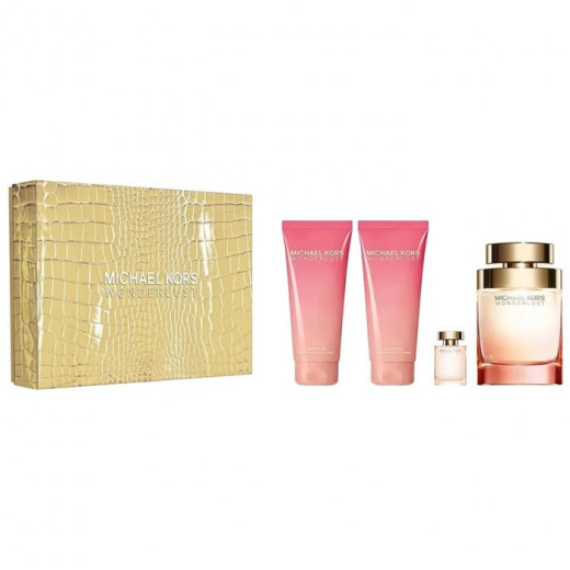 Michael Kors Wonderlust Set Edp100+bl100+sg100+edp4