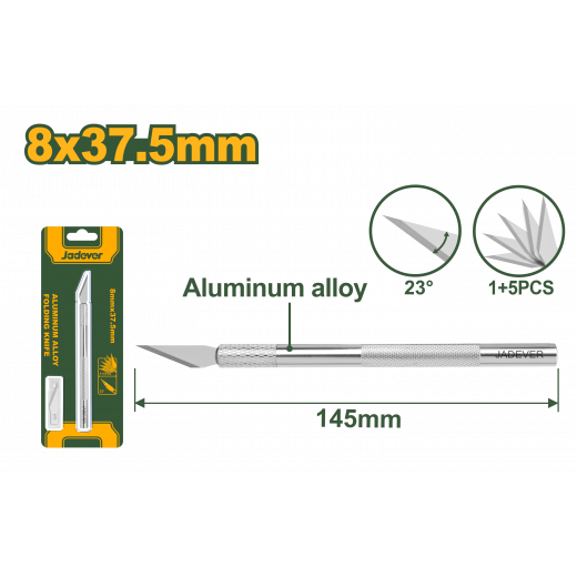 Jadever Precision Hobby Knife 145mm Jdsk1061,(Box9)