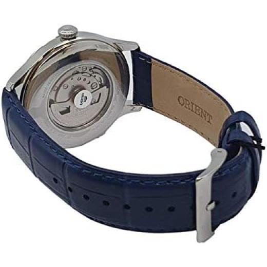 Orient Open Heart Automatic Leather Strap Blue Watch