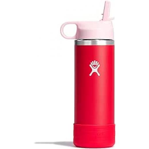 Hydro Flask 18 Oz Kids Wide Mouth Straw Cap Goji