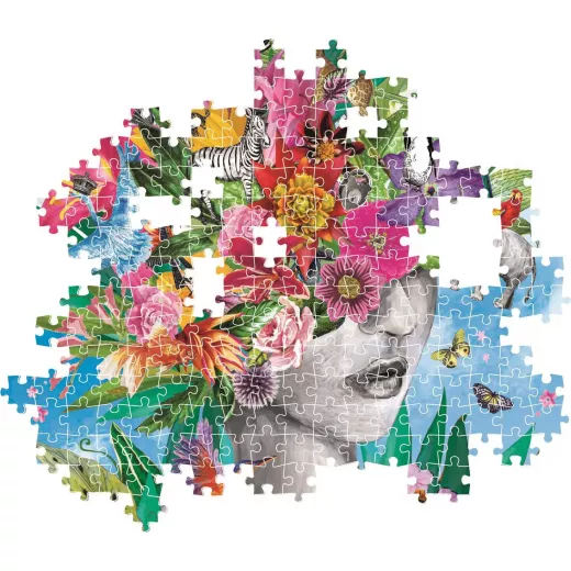 Clementoni Puzzle Head in the Jungle 500 Pcs