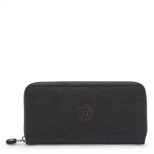 Kipling Money World Black Noir Large Wallet