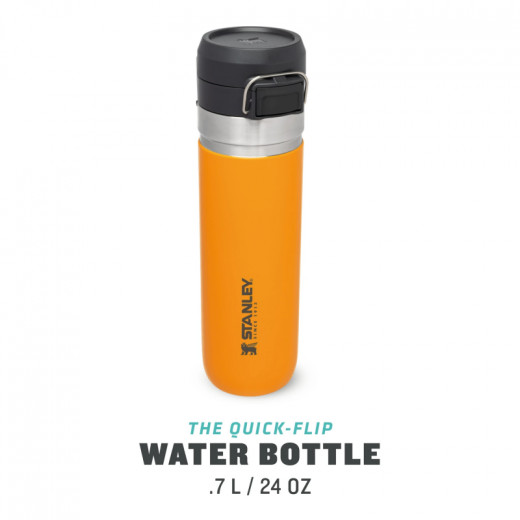 Stanley The Quick-Flip Water Bottle .7L / 24oz Saffron color