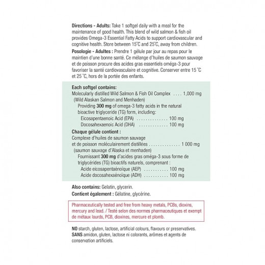 Jamieson Wild Salmon & Fish Oil 120 Tablet