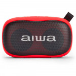 Aiwa BS-110RD Portable Bluetooth speaker in red