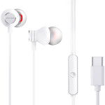 Aiwa In-Ear Headphones with Microphone USB Type-C White