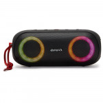 Aiwa Stereo Bluetooth Speaker 20W RMS with RGB Lightning, Black