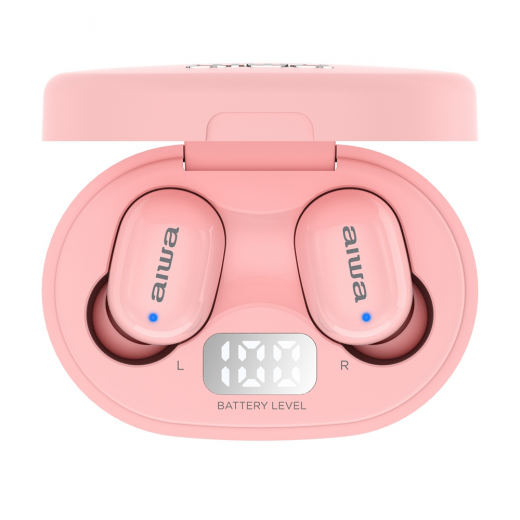 Aiwa Ebtw-150Bk True Wireless Earbuds pink