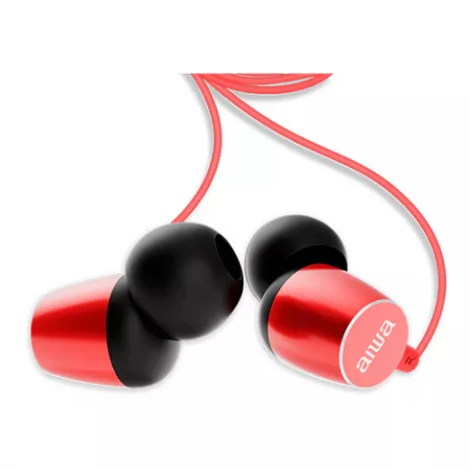 Aiwa In-Ear Wired Headphones Red