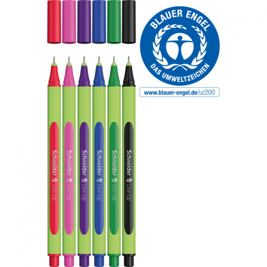 Schneider Fineliner Line up 6 pen box