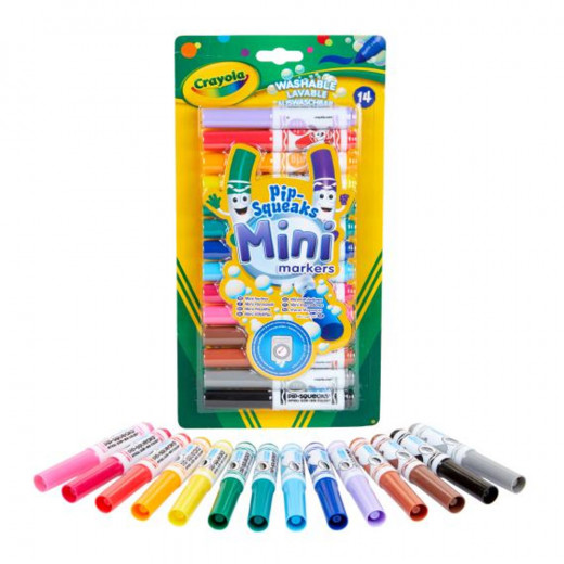 Crayola | Pip-Squeaks 14pk Mini Markers