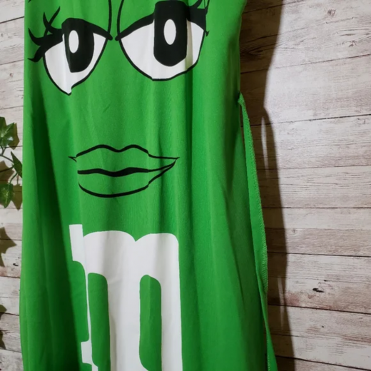 K Costumes | Halloween Costume | Green M&M Candy Dress