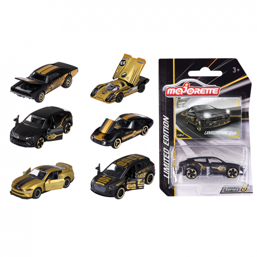 Majorette | golden car | 6 different | Random