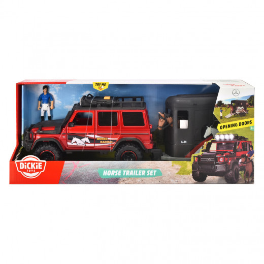 Dickie | Jeep with Horse Trailer Playset