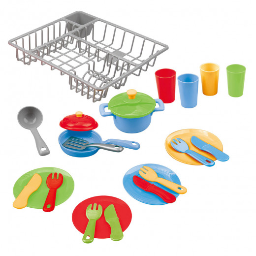 Play Go | Dish Drainer & Kitchenware | 23 pcs