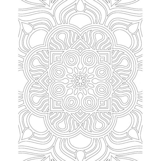 Dreamland Mandala Adult Coloring Book for Peace & Relaxation