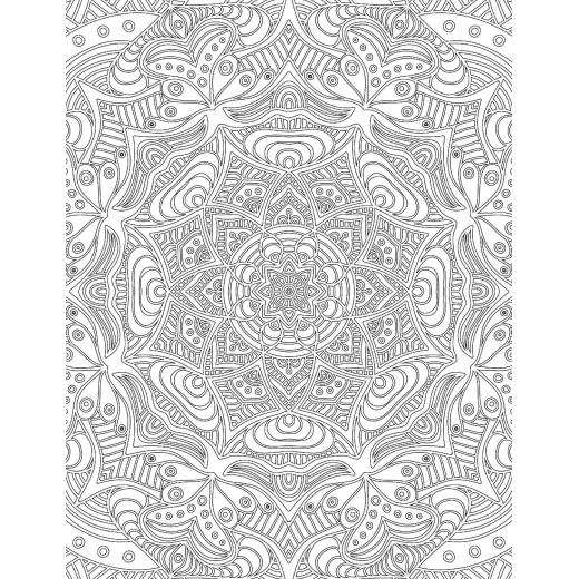 Dreamland Mandala Adult Coloring Book for Peace & Relaxation