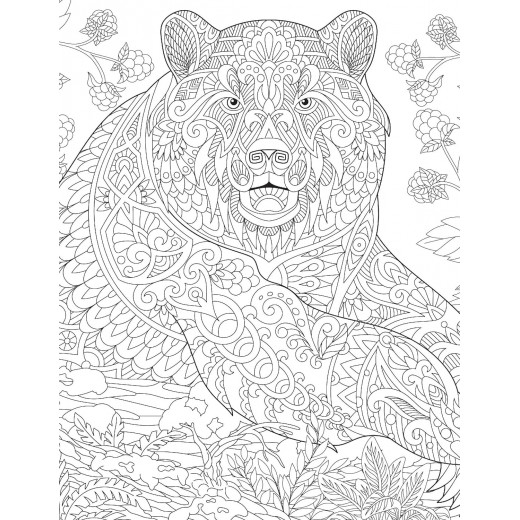 Dreamland Wilderness Coloring Book for Adults