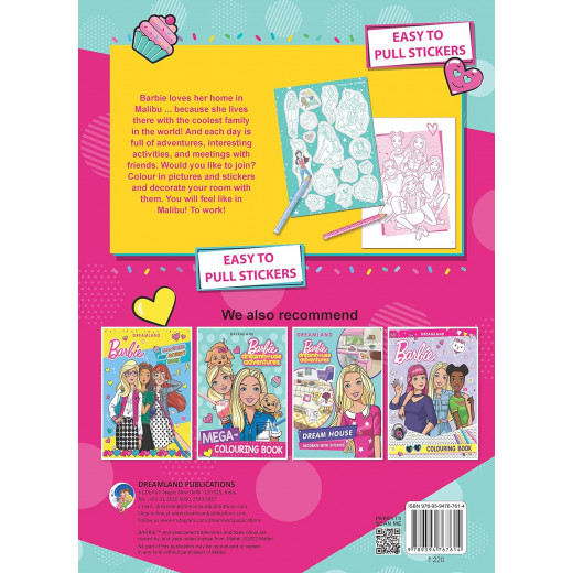 Dreamland Barbie Dreamhouse Adventures Mega Coloring Book